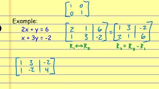 Systems Using Augmented Matrices