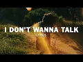Download Lagu Besomorph \u0026 HALUNA - I Don't Wanna Talk (Lyrics)