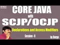 Core Java With Declarations and Access Modifiers Part-8 final variables