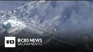 what we know about a fire that destroyed a tracy warehouse