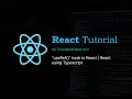 useRef Hook in React explained with example react typescript tutorial