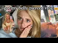 GETTING MY BELLY PIERCED AT 15 a f1 arcade