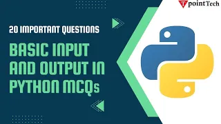 Input Output in Python MCQs Top 20 Python Interview Questions Answer Tpoint Tech