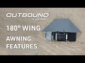 Supa Peg Outbound 180 Wing Awning Features