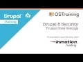 Drupal 8 Security Lesson 3 Trusted Hosted Settings