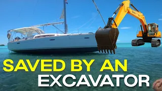 Digger Rescue Mission for Stranded Sailboat – Ep. 222