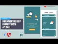 IONIC 6 and Angular - WEATHER APP API CALL