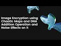 Image Encryption using Chaotic Maps and DNA Addition Operation and Noise Effects on it