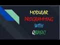 Modular Programming with QBASIC Basic Theory