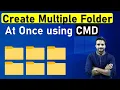 Create Multiple Folder at once using Command Prompt