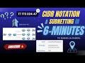 Master CIDR Notation Subnetting in 6 Minutes Career Technology Institute