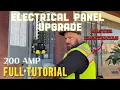 Electrical Panel Upgrade EASY 200 AMP Main Panel Replacement FULL TUTORIAL By MASTER ELECTRICIAN