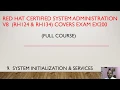 9 Red Hat Linux RHCSA V8 EX200 - System Initialization and Services