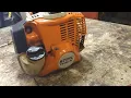 stihl fs56rc fs 56 rc trimmer recoil repair pull rope replacement