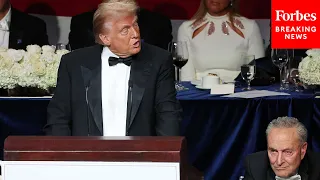 SHOCK MOMENT Trump Jokes Schumer Can Still Become The First Woman President If Harris Loses