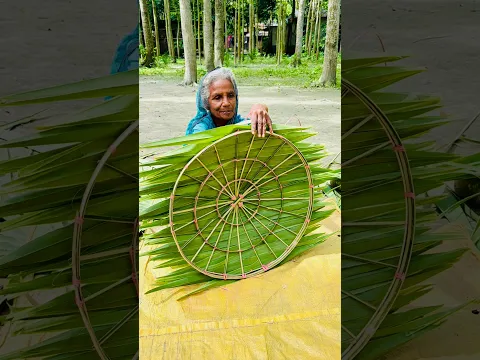 Palm Tree Leaves Hat Making | Start to Finish Full Process. 😱 #amazing