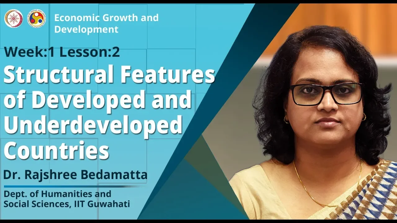 Structural features of developed and underdeveloped countries