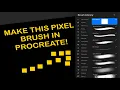 MAKE A PIXEL BRUSH IN PROCREATE - complete walkthrough