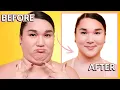 Contouring for Beginners How to Contour ROUND FACE DOUBLE CHIN Easy Plus Size Makeup