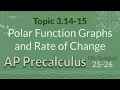 3 14-15 Polar Function Graphs and Rates of Change