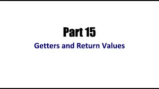 Learn Java Tutorial for Beginners Part 15 Getters and Return Values using Eclipse IDE with Code