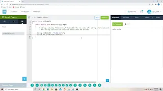 What are string literals and how can they be used in Java