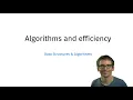 Algorithm Efficiency
