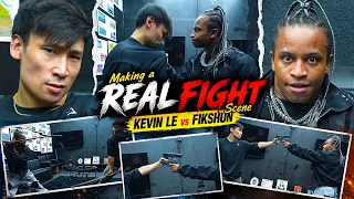 Assassin like fight | FIKSHUN VS KEVIN 🔥 (Making a REAL FIGHT scene Episode 1)