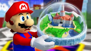 Mario 64, mas as fases são TOTALMENTE PLANAS