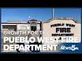 What is helping the Pueblo West Fire Department grow