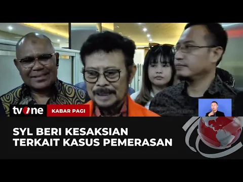 SYL Kembali Diperiksa soal Kasus Pemerasan