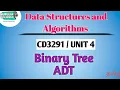 Binary Tree ADT in Data Structures and Algorithms Tamil CD3291 Anna University Syllabus