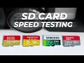 Testing SD Card Write Speeds - Gigastone 4K vs Samsung Evo vs SanDisk Extreme Who is FASTER
