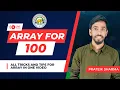 Array in One Shot Computer Class 10 ICSE Crash course java 10