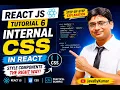 React JS Tutorial 6 Internal CSS Explained How to Style React Components