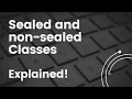 Java s sealed and non-sealed Explained Core Java