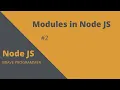 Modules in NODE JS NODE JS TUTORIAL Brave Programmer