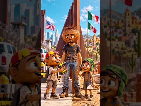 Uno sería albañil en México y el otro en Estados Unidos. 😮 #video