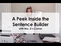 Differentiated Sentence Builder for Special Education Print and Go Printable Writing Centers