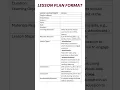 Download Lagu Lesson Plan Format and Solved Example | #format #lessonplan #teacher