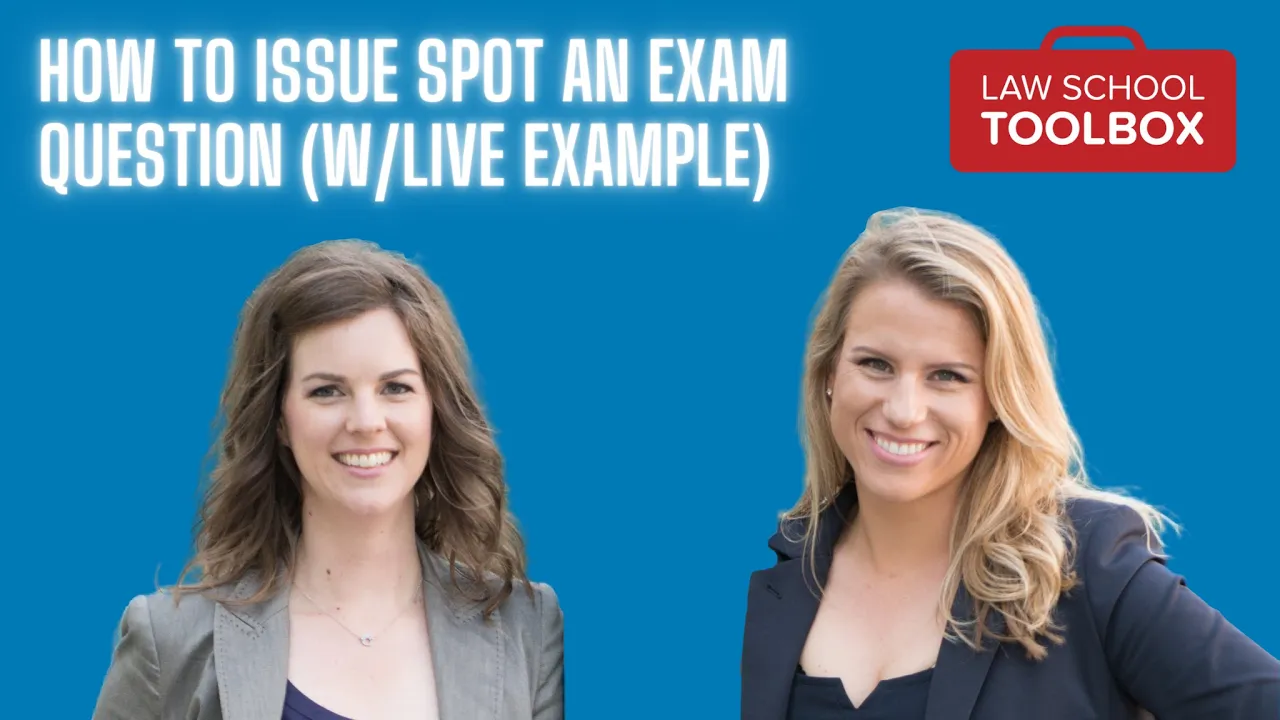 How To Issue Spot an Exam Question (w/ live example)