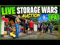 LIVE Storage Wars Auction With 20 Abandoned Storage Units In Brookville PA