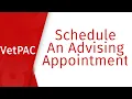 VetPAC How-To Schedule an Advising Appointment