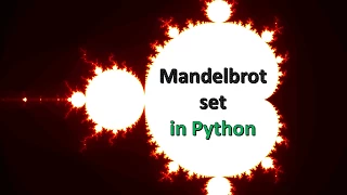 Mandelbrot set in Python