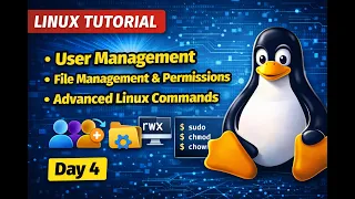 Linux Tutorial for Devops Linux Tutorial for Beginners Linux Day 4 Devops Easy