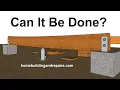 Raising Center of Deformed Wood Beam Might Not Fix Sagging Floor - Crawlspace Home Repair Tips