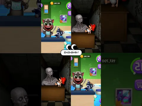 tom ghost vs talking Tom 2  🤣 #mytalkingtom2 #trending #cute #shortvideo #shorts #cartoon #trend1