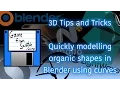 Modelling organic shapes quickly and easily in Blender using Splines