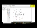 Exercise 8 Nut and Open Spanner SolidEdge V20 2D machine design CAD Mechanical Engineering