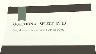 4 Select by ID SQL HackerRank Solutions Explained SQL Explained Solutions SQL interview